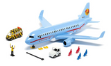 Siku Commercial Aircraft Playset (15 Inch plane with 2 Diecast Car and 8 Accessories)