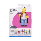 Sick Homer with Spoiled Hoagie 5 inch Action Figure Jakks Pacific Simpsons Wave 6