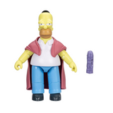 Sick Homer with Spoiled Hoagie 5 inch Action Figure Jakks Pacific Simpsons Wave 6