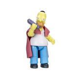 Sick Homer with Spoiled Hoagie 5 inch Action Figure Jakks Pacific Simpsons Wave 6