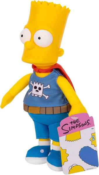 The Simpsons Daredevil Bart Plush Features Soft Fabric Body with Sculpted Head 9 Inches tall Officially Licensed