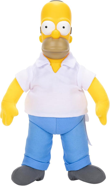 The Simpsons Homer Plush Features Soft Fabric Body with Sculpted Head 10 Inches tall Officially Licensed