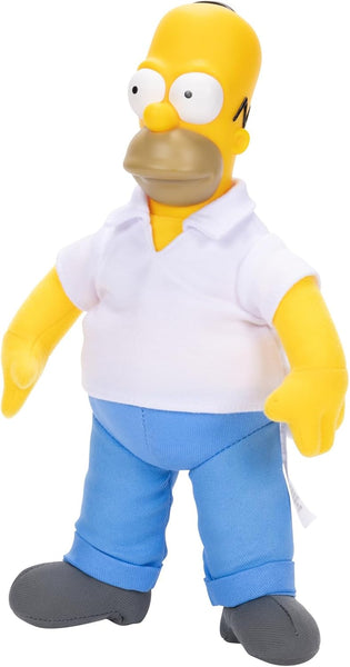 The Simpsons Homer Plush Features Soft Fabric Body with Sculpted Head 10 Inches tall Officially Licensed