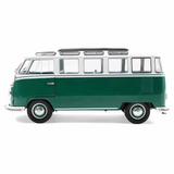 Solido 1962 VOLKSWAGEN T1 SAMBA GREEN / WHITE 1/18 Scale Diecast Model