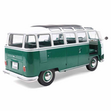 Solido 1962 VOLKSWAGEN T1 SAMBA GREEN / WHITE 1/18 Scale Diecast Model