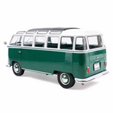 Solido 1962 VOLKSWAGEN T1 SAMBA GREEN / WHITE 1/18 Scale Diecast Model