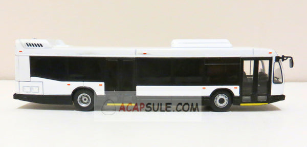 White No Livery- 1/87 Scale Nova Bus LFS Transit Bus Diecast Model (For Customization)