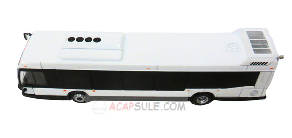 White No Livery- 1/87 Scale Nova Bus LFS Transit Bus Diecast Model (For Customization)