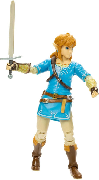 Zelda, Breath of the Wild: Link 5-Inch tall Action Figure with Soldier's Broadsword