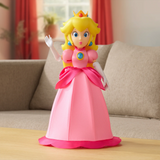 Nintendo 14 inches Yours Truly, Princess Peach with 25+ Video Game Quotes, Sounds, and Music!