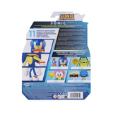Sonic with Invincible Item Box 4 Inch Action Figure with 11 Points of Articulation