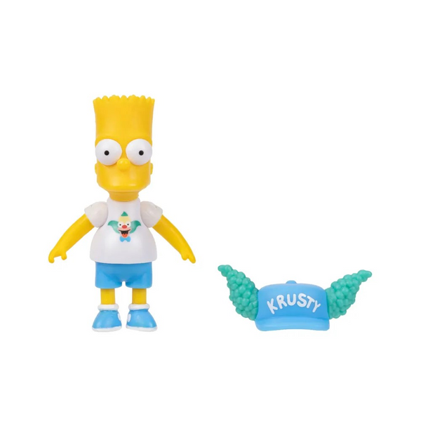 The Simpsons Jakks Bart with Krusty Hat 2.5-inch Figure
