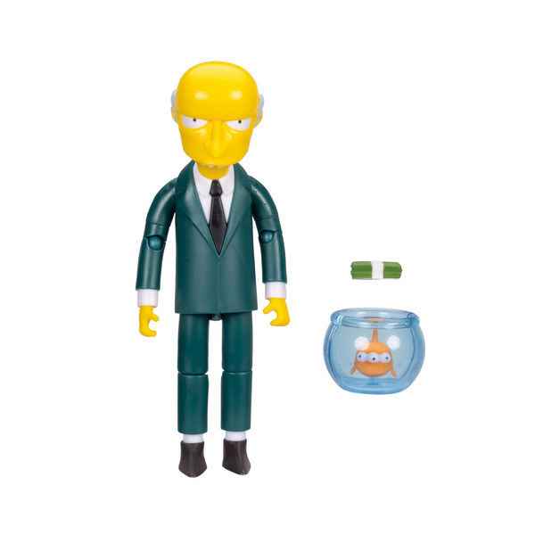 Mr Burns and Blinky 5 Inch Action Figure Jakks Pacific Simpsons Wave 6