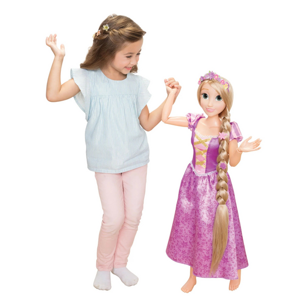 Disney Princess Rapunzel My Size Doll 32” Tall & Poseable, With Hair Brush and accessories