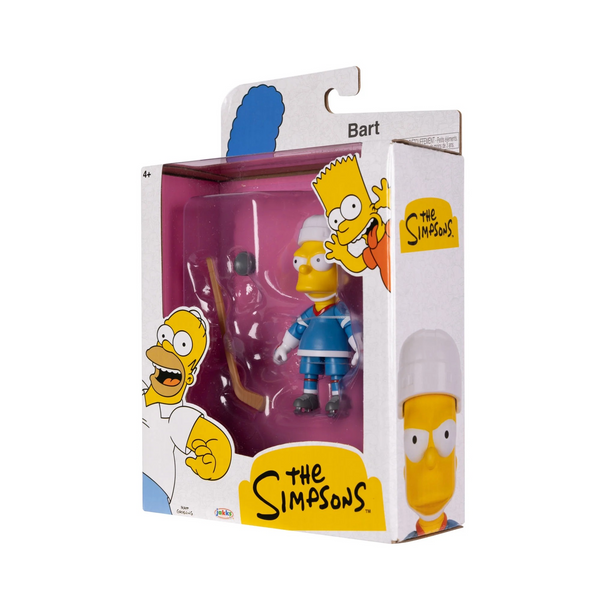 The Simpsons Jakks Pacific Bart Hockey Star 3.75 inch Action Figure