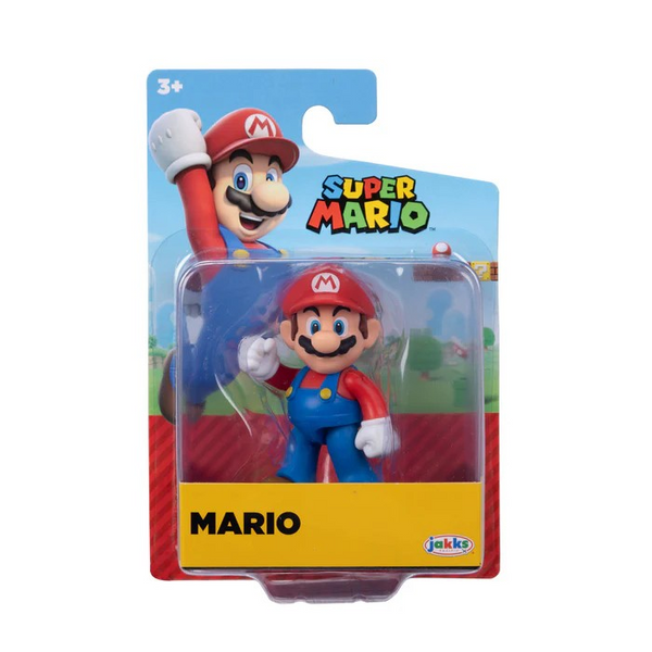 Jakks Pacific Standing Super Mario 2.5'' Action Figure in Blister Packaging