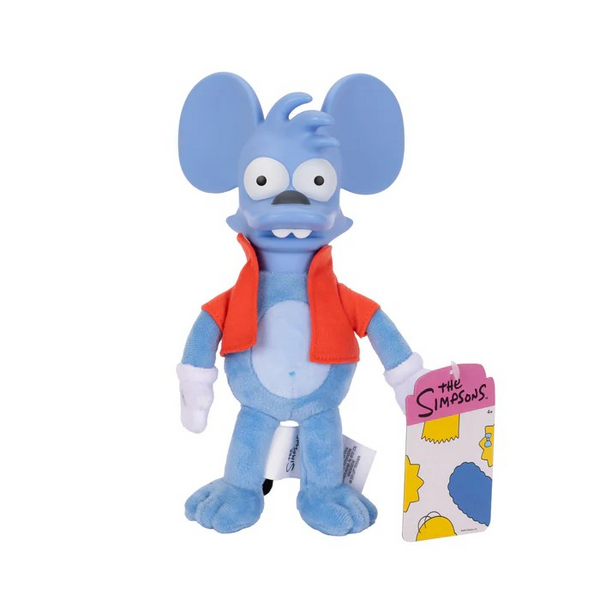 The Simpsons Itchy Plush Features Soft Fabric Body with Sculpted Head 9 Inches tall Officially Licensed