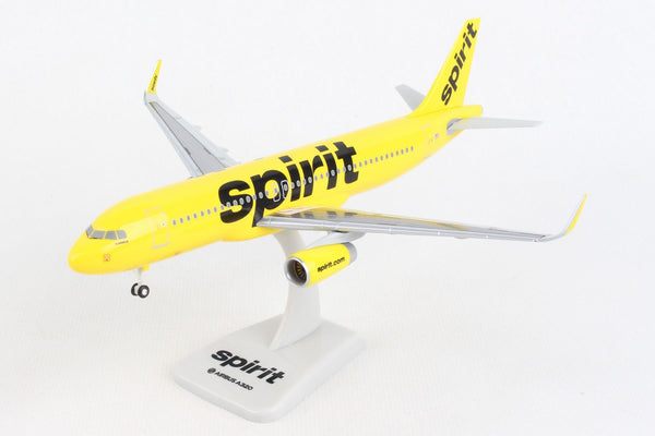 Hogan Spirit Airlines Airbus A320 1/200 Scale Model w Gears & Stand
