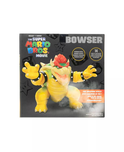 Super Mario Movie: Bowser with Fire Breathing Effects 7-inch Figure
