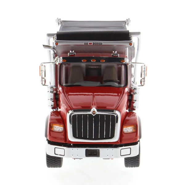 Diecast Master 1/50 Scale Intl HX620 Tandem with Pusher Axle Dump Truck