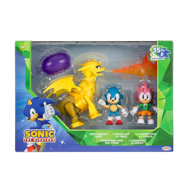 Jakks Pacific Sonic 2.5 Inch Trip the Dragon Diorama Set
