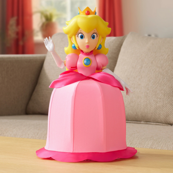 Nintendo 14 inches Yours Truly, Princess Peach with 25+ Video Game Quotes, Sounds, and Music!
