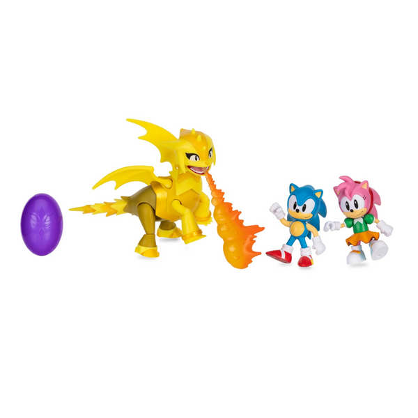 Jakks Pacific Sonic 2.5 Inch Trip the Dragon Diorama Set