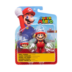Nintendo Super Mario 4'' Drill Mario with Drill Mushroom Action Figure