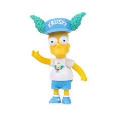 The Simpsons Jakks Bart with Krusty Hat 2.5-inch Figure