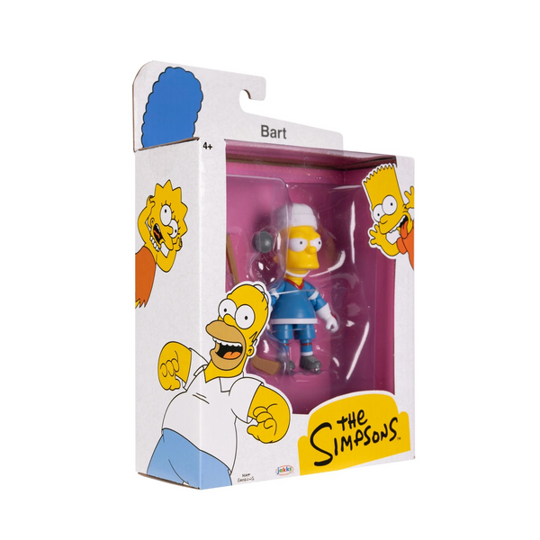 The Simpsons Jakks Pacific Bart Hockey Star 3.75 inch Action Figure