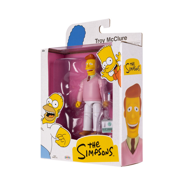 The Simpsons Jakks Pacific Troy McClure 5 inch Action Figure