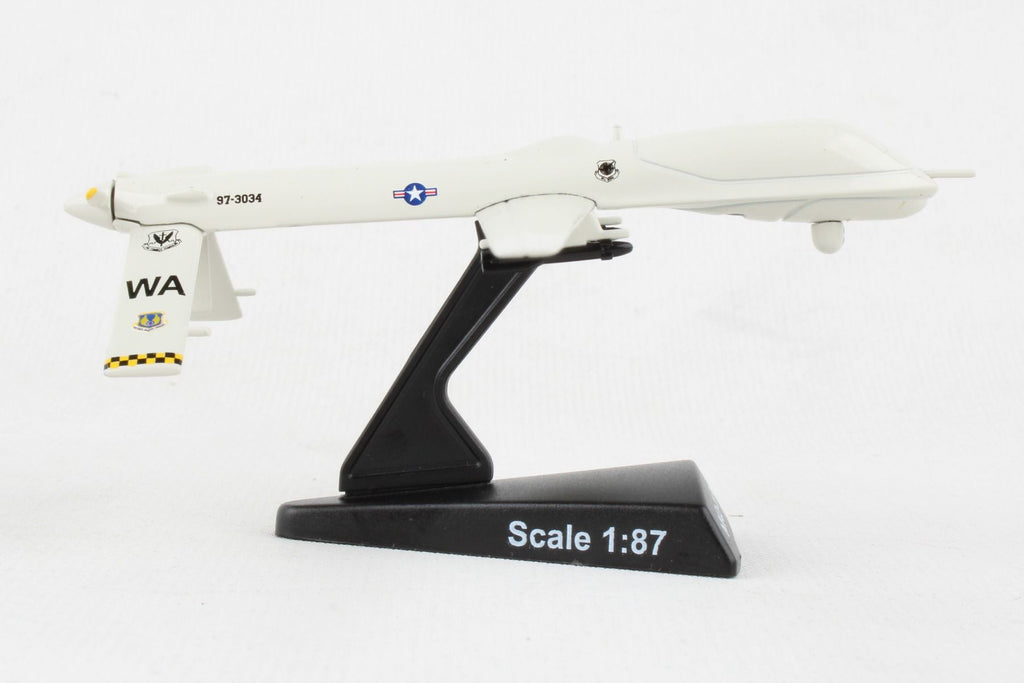 USAF CIA MQ1 Predator UAV Drone 1/87 Scale Diecast Model with Stand ...