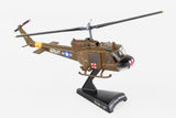 US Army UH-1 Huey Bell Helicopter Medevac 1/87 Scale Model with Stand
