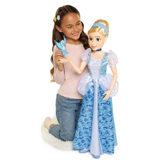 Disney Princess Cinderella My Size Doll 32” Tall & Poseable, With Hair Brush and accessories (Copy)