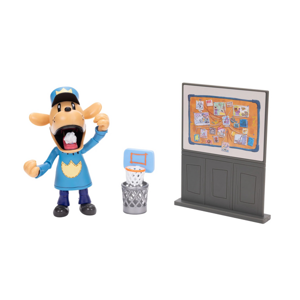 Dog Man with Pin Board 5 Inch Articulated Figure Wave 3 by Jakks Pacific