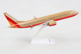 Southwest Herbert Kelleher N871HK Boeing 737 Max 8 in Desert Gold Livery 1/130 Scale Model with Stand by Skymarks