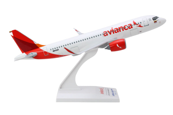 Skymarks Model Avianca Airbus A320 Neo 1/150 Scale Plane with Stand N943AV