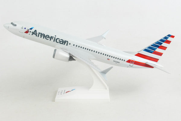 Skymarks American Airlines Boeing 737 Max 8 1/130 Scale Model with Stand N324RA