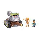 Jakks Pacific Dog Man Squirrel Shooter vehicle with 2 Figures