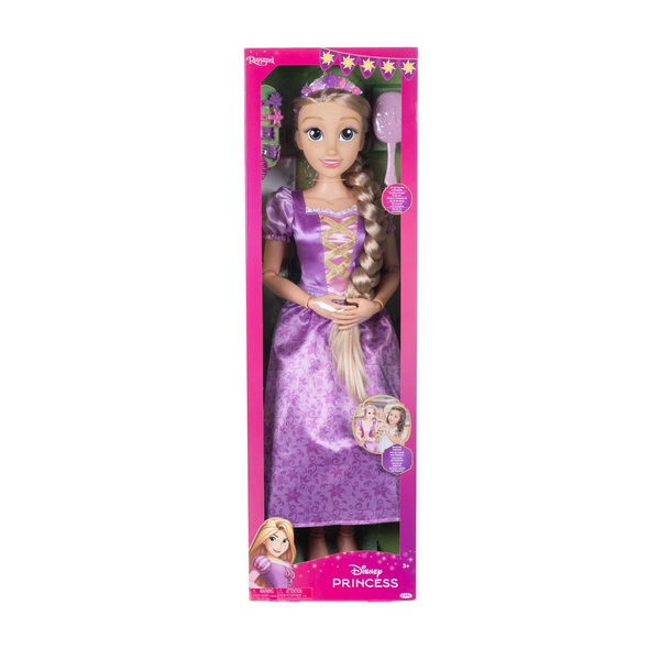 Disney Princess Rapunzel My Size Doll 32” Tall & Poseable, With Hair Brush and accessories