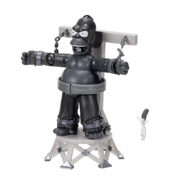 King Homer Premium Action Figure with Mini Marge from The Simpsons by Jakks Pacific