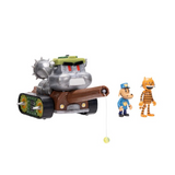 Jakks Pacific Dog Man Squirrel Shooter vehicle with 2 Figures