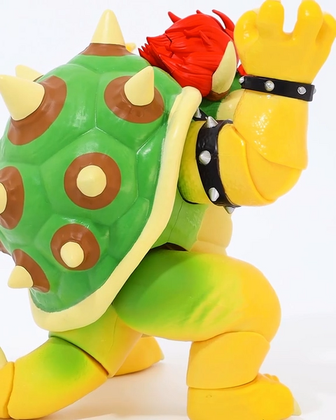 Super Mario Movie: Bowser with Fire Breathing Effects 7-inch Figure