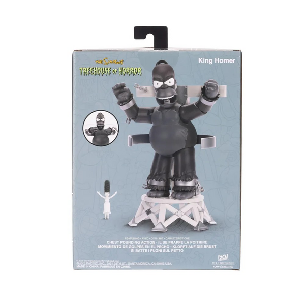 King Homer Premium Action Figure with Mini Marge from The Simpsons by Jakks Pacific