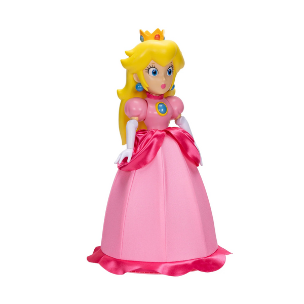Nintendo 14 inches Yours Truly, Princess Peach with 25+ Video Game Quotes, Sounds, and Music!