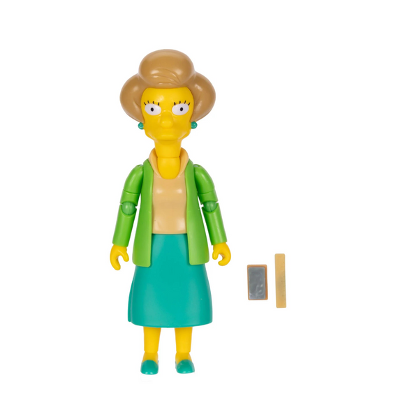 The Simpsons Jakks Pacific Edna Krabapple 5 inch Action Figure