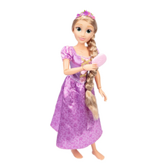 Disney Princess Rapunzel My Size Doll 32” Tall & Poseable, With Hair Brush and accessories