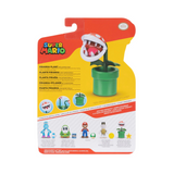 Nintendo Super Mario 4'' Piranha Plant Action Figure with Super Star Accessory