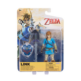 Zelda, Breath of the Wild: Link 5-Inch tall Action Figure with Master Sword and Shield