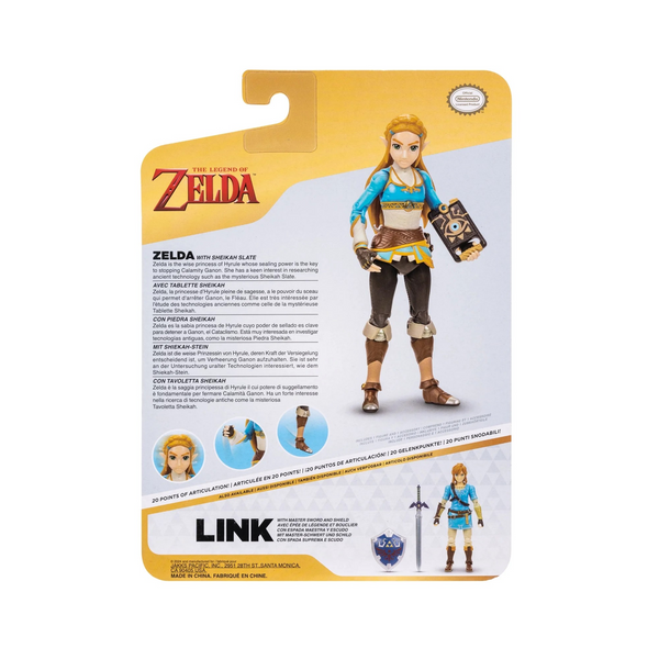 Zelda with Sheikah Slate - 5-Inch tall Action Figure